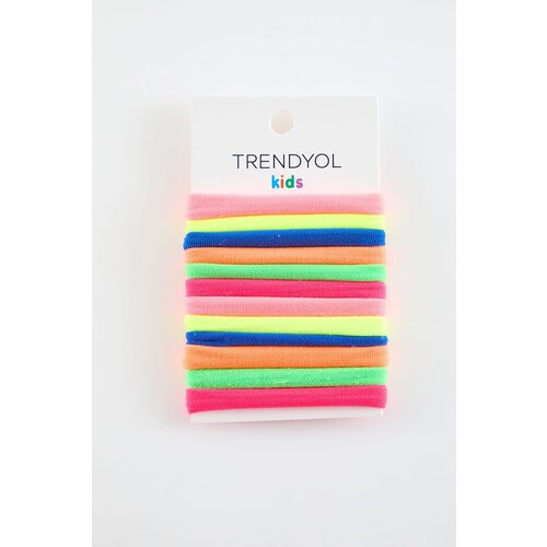Trendyol Multicolored 12-Piece Girls Elastic Hair Bands Slike