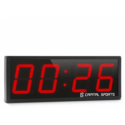 Capital Sports Timer 4 sportski digitalni sat sa štopericom, Crna