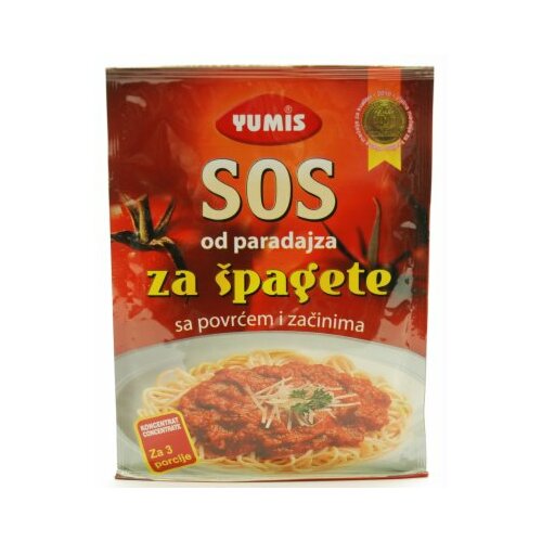 Yumis sos od paradajza sa špagete 60g kesica Slike