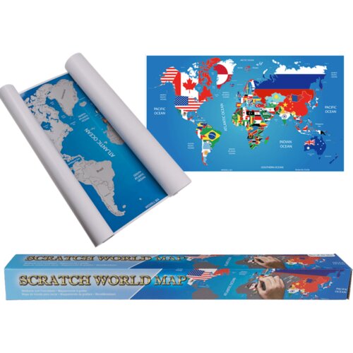  Poster karta svijeta scrabble 88x52cm AKCIJA Slike