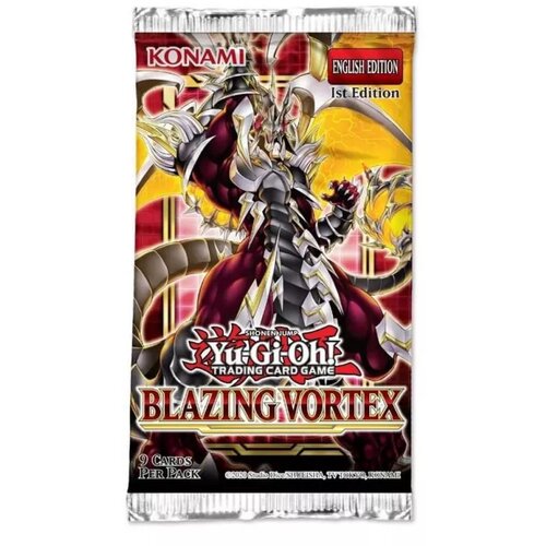 Konami yu-gi-oh! tcg: blazing vortex - booster pack [1st edition] Slike