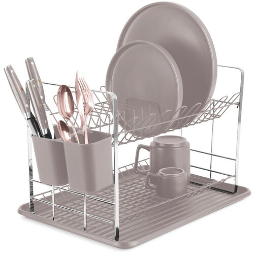 Berlinger Haus oceđivač za sudove na dva nivoa taupe collection BH-8596N Slike