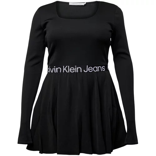 Calvin Klein Jeans Haljina crna / bijela