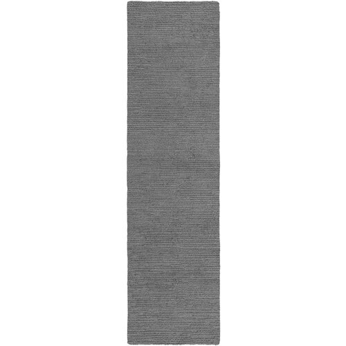 Flair Rugs Siv ročno tkan volnen tekač 80x230 cm Harris Boucle &amp;ndash; Slike