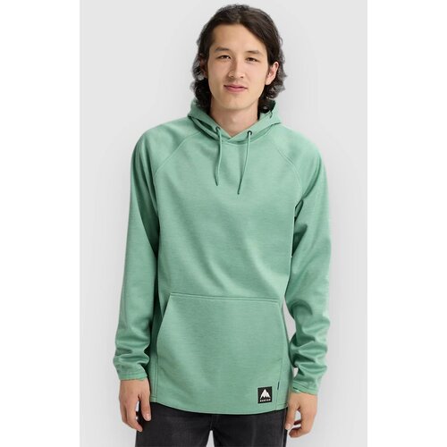 Burton Crown Wpf Po Pulover s kapuco soft sage heather Slike