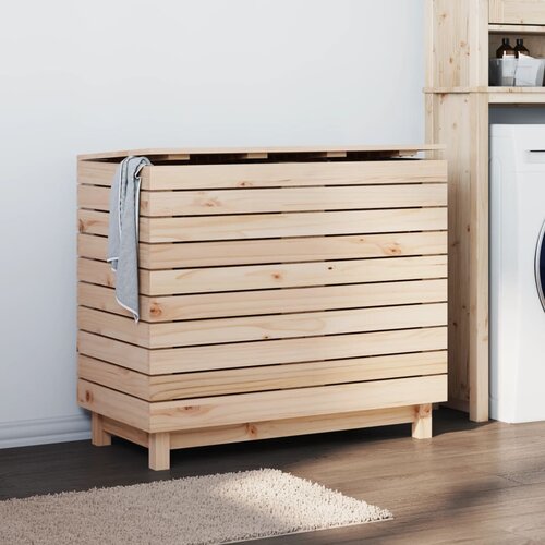 VidaXL Ko&amp;scaron;ara za rublje 88 5x44x76 cm od masivne borovine Slike