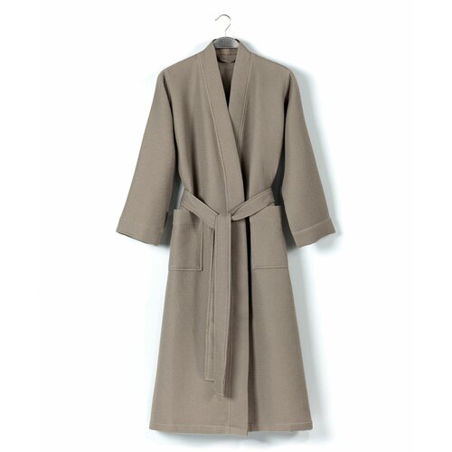 Lessentiel Maison mia waffle - warm grey warm grey bathrobe Slike