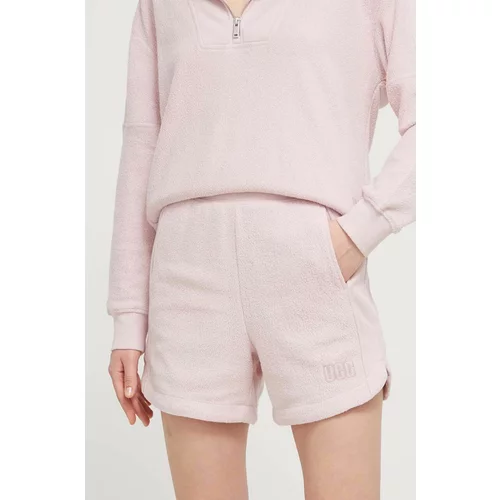 Ugg Kratke hlače za žene, boja: ružičasta, bez uzorka, visoki struk, 1152769