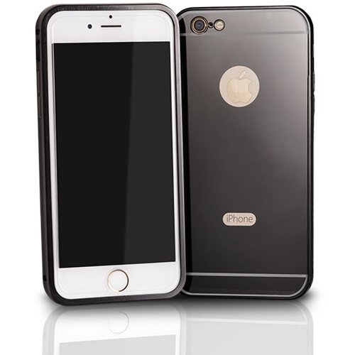 ALU Mirror Bumper za Apple iPhone 6S Plus / iPhone 6 Plus (5.5&amp;quot;) - črni Slike