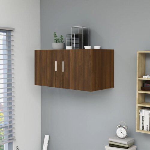 VidaXL zidni ormarić smeđa boja hrasta 80x39x40 cm konstruirano drvo Slike