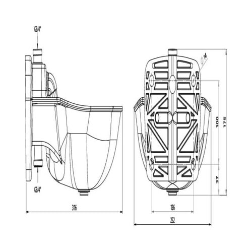 Kerbl Posoda za pitje K75 - 3/4&amp;quot; Slike
