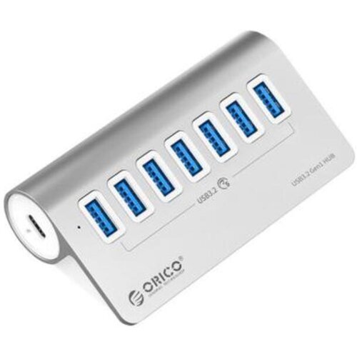 Orico USB-C hub s 7 vhodi, 7x USB-A 3.2 Gen1, ALU, M3U Cene