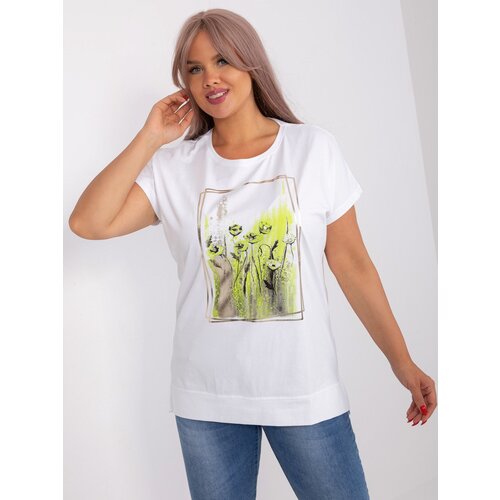 RELEVANCE Blouse-RV-BZ-8830.16P-white-green Cene