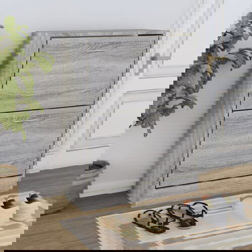vidaXL Ormarić za cipele boja hrasta 63x24x81 cm konstruirano drvo Cijene