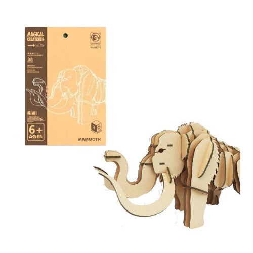  Drvene 3d puzzle 38pcs mamut 68010 ( 91/71129 ) Cene