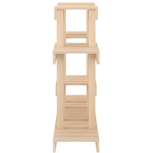  Stalak za biljke 104,5 x 25 x 77,5 cm od masivne borovine Slike