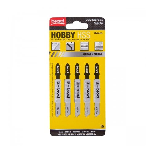 Beorol testera ubodna za metal hobi 76mm 5/1 TMH76 Slike
