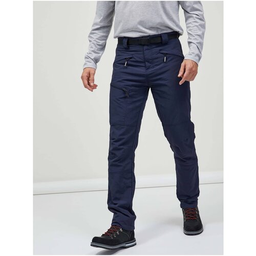SAM73 Dark Blue Men&amp;#039;s Pants with Belt SAM 73 Ikanto - Men&amp;#039;s Slike