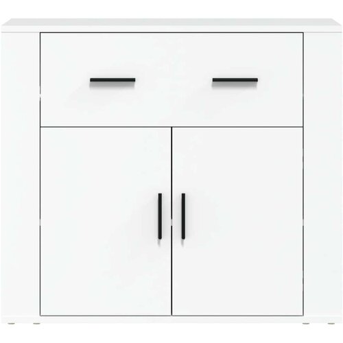 VidaXL Komoda bijela 80 x 33 x 70 cm od konstruiranog drva Slike