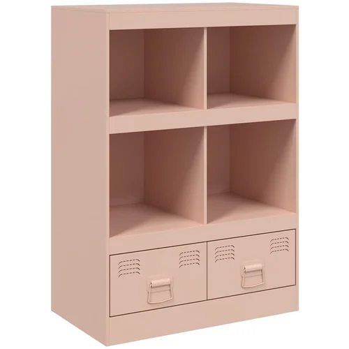 MAISON CHIC Komoda - Predalnik roza 67x39x95 cm jeklo, (21715898)