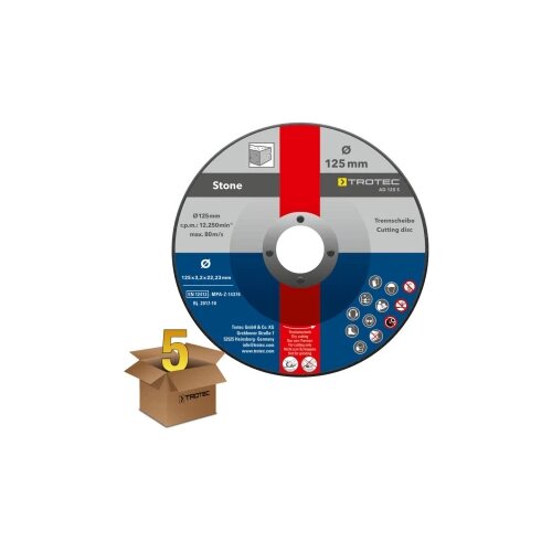 Trotec Kamen-rezna ploča AD 125 S u paketu od 5 komada Slike
