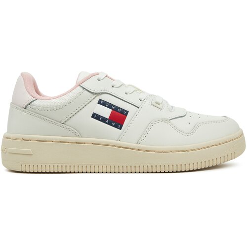 Tommy Jeans Niske tenisice 'Retro Basket Ess Meg 3A3' mornarsko plava / crvena / bijela Cijene