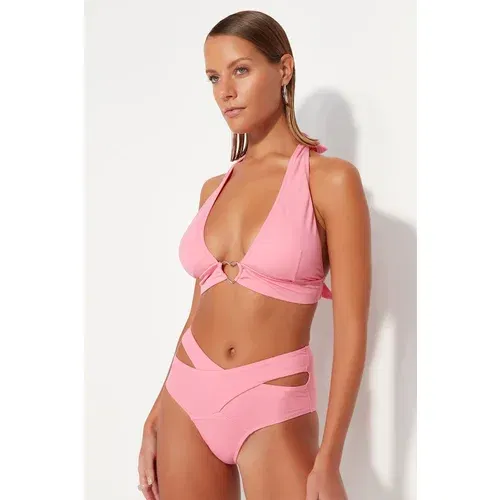 Trendyol Bikini Bottom - Pink - Plain