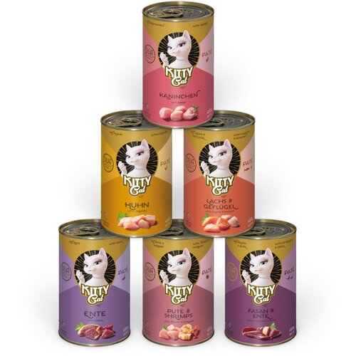  Kitty Cat Adult Pate 24 x 400 g - Mješovito pakiranje II (6 vrsta) Cene