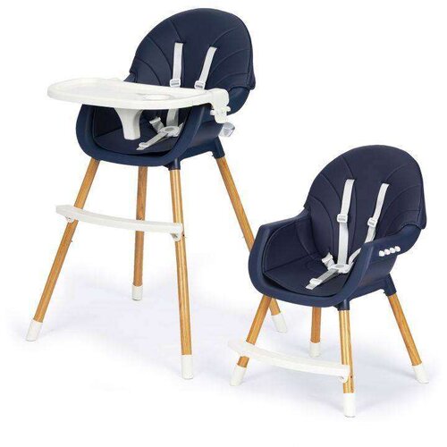 ECO TOYS hranilica za bebe 2u1 eco dark blue Slike