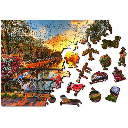 WOODEN CITY Drvene puzle Amsterdam M Slike