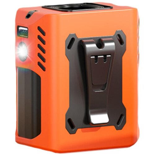 INF Nosljiv pasni ventilator z LED svetilko in 8000mAh baterijo Orange, (5000324860) Cene