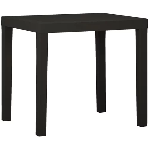 vidaXL Vrtni stol antracit 79 x 65 x 72 cm plastični