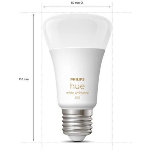  LED prigu&amp;scaron;iva sijalica Philips Hue WHITE AMBIANCE E27/8W/230V 2200-6500K Slike
