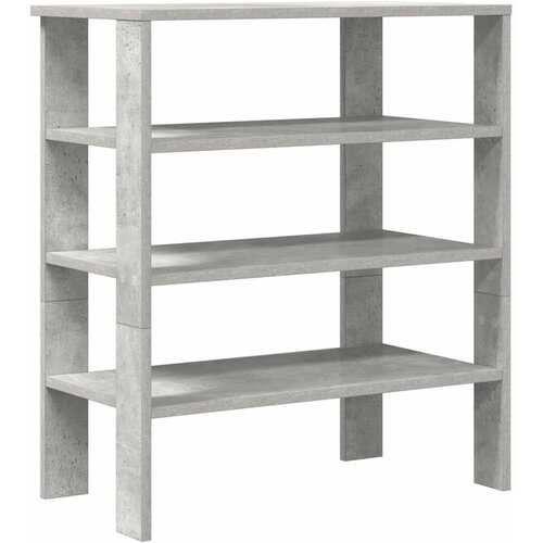  Stalak za cipele boja betona 61x32x70 cm konstruirano drvo Slike