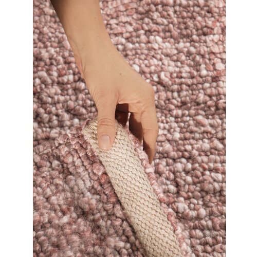 Ted Baker Pra&amp;scaron;no rožnata ročno tkana boucl&amp;eacute; preproga 120x170 cm Notting Hill Portobello &amp;ndash; Slike