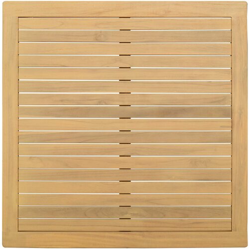  Kava Stol Svijetla akacija 85 x 85 x 45 cm Čvrsto drvo akacije Slike