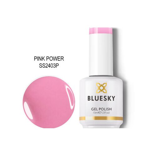  BLUESKY TRAJNI LAK PINK POWER 15ML Slike