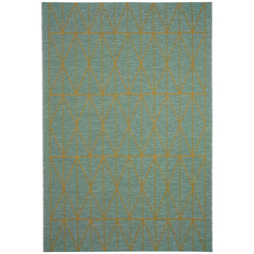 Dieter Knoll PREPROGA ZA ZUNANJO UPORABO Milano 160/230 cm tkano barve petroleja, sahara Slike