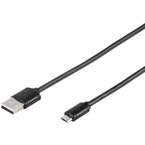 Vivanco kabl USB 2.0 A/microB Black 1m 35815 kabal Slike