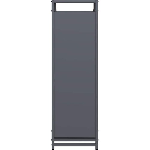  Stalak za drva antracit 90x28x90 cm Hladno valjani čelik Slike