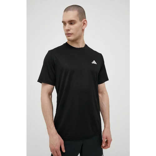 Adidas Kratka majica za vadbo Train Essentials črna barva