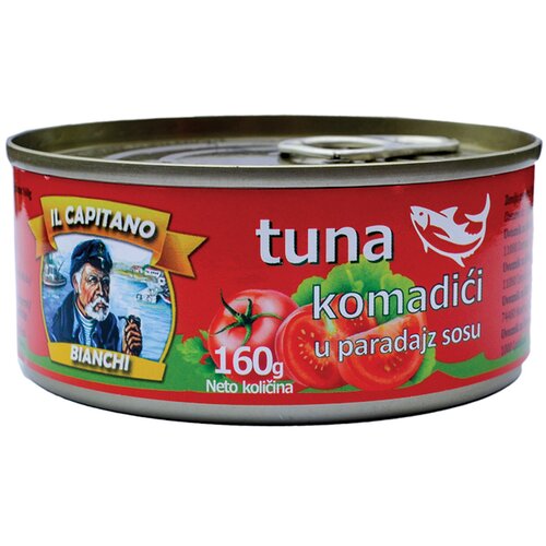 Il Capitano Tunjevina komadići u paradajz sosu, 160g Slike