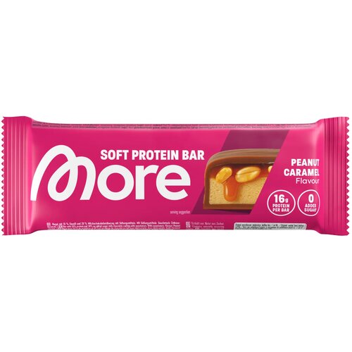 More Nutrition Soft Protein Bar Peanut Caramel - 50 g Cene