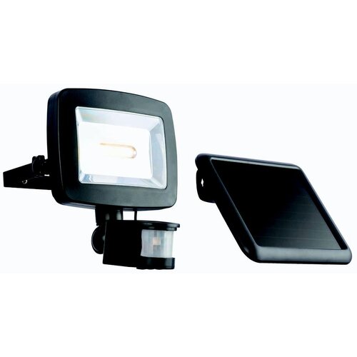  Solarna LED svjetiljka (3 W, Senzor pokreta, IP44, Crne boje) Slike