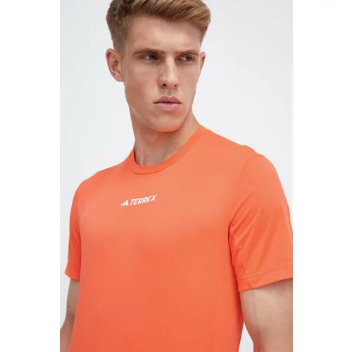 adidas Terrex Športna kratka majica Multi oranžna barva