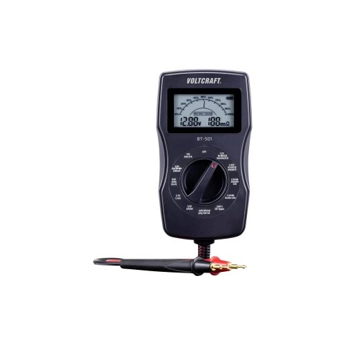 Voltcraft tester za baterije BT-501 Merilno območje (tester baterij) 1\,2 v\, 1\,5 v\, 3 v\, 6 v\, 3\,7 v\, 9 v\, 12 v baterija\, akumulator BT-501, (20829091) Cene