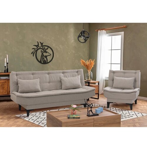 Atelier Del Sofa Garnitura s kaučem, Santo-S-1070 - Cream Slike