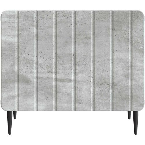  Stolić za kavu Betonska siva 49 x 50 x 42 cm Konstruirano drvo - Betonska siva Slike
