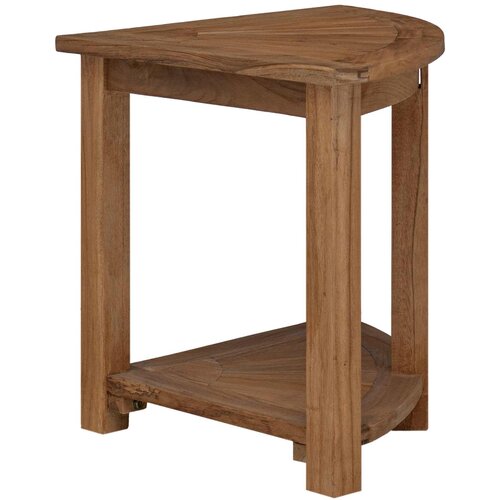  Stolić za kupatilo Prirodna 45 x 45 x 46 cm Čvrsto teak drvo Slike