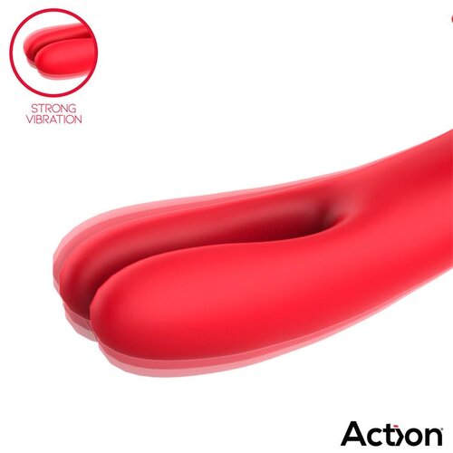 Action Vibrator Rabbit Bilma Red Slike